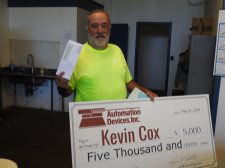 ADI Honors Kevin Cox for 50 years of service